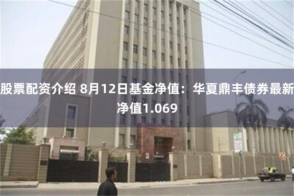 股票配资介绍 8月12日基金净值：华夏鼎丰债券最新净值1.069