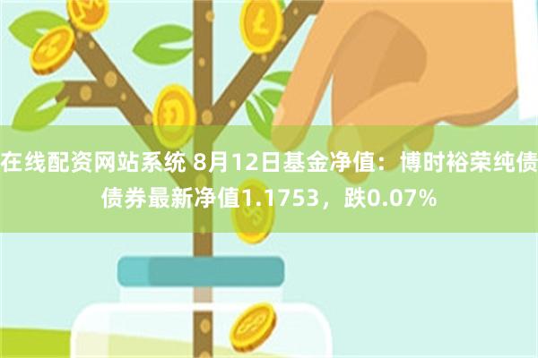 在线配资网站系统 8月12日基金净值：博时裕荣纯债债券最新净值1.1753，跌0.07%