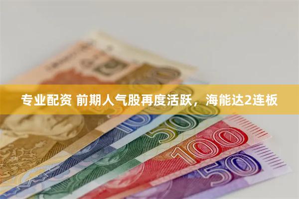 专业配资 前期人气股再度活跃，海能达2连板